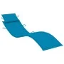 Rocking lounger with solid teak wood cushion by vidaXL, Loungers - Ref: Foro24-3063337, Price: 342,18 €, Discount: %