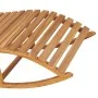 Rocking lounger with solid teak wood cushion by vidaXL, Loungers - Ref: Foro24-3063346, Price: 345,10 €, Discount: %