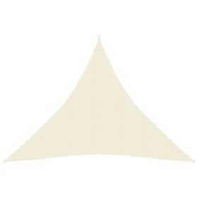 Toldo de vela HDPE color crema 160 g/m² 4,5x4,5x4,5 m de vidaXL, Sombrillas - Ref: Foro24-311205, Precio: 23,47 €, Descuento: %