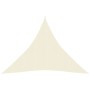 Toldo de vela HDPE color crema 160 g/m² 4,5x4,5x4,5 m by vidaXL, Umbrellas - Ref: Foro24-311205, Price: 23,47 €, Discount: %