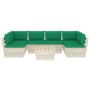 7-teilige Gartenmöbel aus Paletten und Kissen aus Tannenholz von vidaXL, Gartensets - Ref: Foro24-3063593, Preis: 551,48 €, R...
