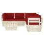 Gartenmöbel aus Paletten, 6-teilig, mit Kissen aus Fichtenholz. von vidaXL, Gartensets - Ref: Foro24-3063537, Preis: 511,19 €...