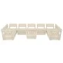 Garden pallet furniture 10 pcs impregnated fir wood by vidaXL, Garden sets - Ref: Foro24-3063728, Price: 525,42 €, Discount: %