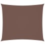 Toldo de vela rectangular tela Oxford marrón 2x2,5 m