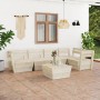 Palettengartenmöbel 6 Stück imprägniertes Tannenholz von vidaXL, Gartensets - Ref: Foro24-3063723, Preis: 373,15 €, Rabatt: %