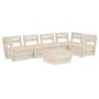 Palettengartenmöbel 6 Stück imprägniertes Tannenholz von vidaXL, Gartensets - Ref: Foro24-3063723, Preis: 373,15 €, Rabatt: %
