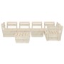 Palettengartenmöbel 6 Stück imprägniertes Tannenholz von vidaXL, Gartensets - Ref: Foro24-3063723, Preis: 373,15 €, Rabatt: %