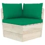 Muebles de jardín de palets 9 piezas y cojines madera de abeto de vidaXL, Conjuntos de jardín - Ref: Foro24-3063653, Precio: ...