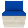 Muebles de jardín de palets 9 piezas y cojines madera de abeto by vidaXL, Garden sets - Ref: Foro24-3063610, Price: 768,29 €,...