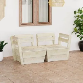2-Sitzer-Gartensofa mit Paletten imprägniertes Tannenholz von vidaXL, Gartensets - Ref: Foro24-3063708, Preis: 115,59 €, Raba...