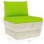 6-piece pallet garden furniture and fir wood cushions by vidaXL, Garden sets - Ref: Foro24-3063539, Price: 465,74 €, Discount: %