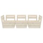 3-Sitzer-Gartensofa aus Paletten, imprägniertes Tannenholz von vidaXL, Gartensets - Ref: Foro24-3063709, Preis: 167,37 €, Rab...