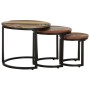 Side tables 3 pieces solid recycled wood by vidaXL, Side tables - Ref: Foro24-320688, Price: 97,93 €, Discount: %