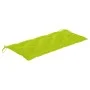 Banco de jardín plegable con cojín bambú 118 cm de vidaXL, Bancos de jardín - Ref: Foro24-3063875, Precio: 96,52 €, Descuento: %