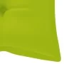 Banco de jardín plegable con cojín bambú 118 cm de vidaXL, Bancos de jardín - Ref: Foro24-3063875, Precio: 96,52 €, Descuento: %