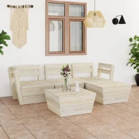 Pallet furniture for garden, 5 pieces made of impregnated fir wood. by vidaXL, Garden sets - Ref: Foro24-3063715, Price: 238,...