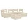 Palettenmöbel für den Garten 5 Stück imprägniertes Tannenholz von vidaXL, Gartensets - Ref: Foro24-3063715, Preis: 238,76 €, ...