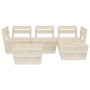 Palettenmöbel für den Garten 5 Stück imprägniertes Tannenholz von vidaXL, Gartensets - Ref: Foro24-3063715, Preis: 233,84 €, ...