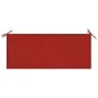 Folding garden bench with bamboo cushion 118 cm by vidaXL, garden benches - Ref: Foro24-3063855, Price: 73,73 €, Discount: %