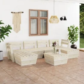 Palettenmöbel für den Garten, 7-teilig, imprägniertes Fichtenholz. von vidaXL, Gartensets - Ref: Foro24-3063724, Preis: 382,0...