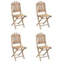 Faltbares 5-teiliges Gartenmöbel-Set mit Bambus-Kissen von vidaXL, Gartensets - Ref: Foro24-3063963, Preis: 275,66 €, Rabatt: %