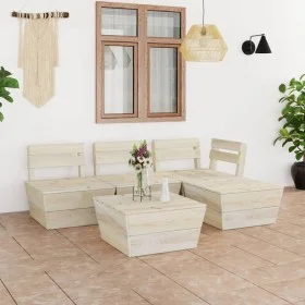 Palettenmöbel für den Garten 5 Stück imprägniertes Tannenholz von vidaXL, Gartensets - Ref: Foro24-3063714, Preis: 227,89 €, ...