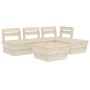 Pallet furniture for garden 5 pcs impregnated fir wood by vidaXL, Garden sets - Ref: Foro24-3063714, Price: 237,60 €, Discoun...
