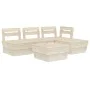 Pallet furniture for garden 5 pcs impregnated fir wood by vidaXL, Garden sets - Ref: Foro24-3063714, Price: 227,89 €, Discoun...