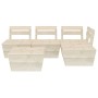 Pallet furniture for garden 5 pcs impregnated fir wood by vidaXL, Garden sets - Ref: Foro24-3063714, Price: 237,60 €, Discoun...
