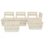 Pallet furniture for garden 5 pcs impregnated fir wood by vidaXL, Garden sets - Ref: Foro24-3063714, Price: 227,89 €, Discoun...