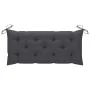 Banco de jardín con cojín bambú 120 cm by vidaXL, garden benches - Ref: Foro24-3063891, Price: 151,09 €, Discount: %
