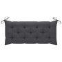 Banco de jardín con cojín bambú 120 cm by vidaXL, garden benches - Ref: Foro24-3063891, Price: 162,37 €, Discount: %