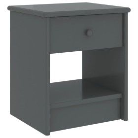 Dark gray solid pine wood bedside table 35x30x40cm by vidaXL, Nightstands - Ref: Foro24-322226, Price: 38,47 €, Discount: %