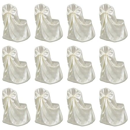 Hochzeitsbankett-Stuhlhussen, 12 Stück in Creme. von vidaXL, Abdeckungen - Ref: Foro24-279095, Preis: 87,19 €, Rabatt: %