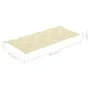 Banco de jardín con cojín bambú 120 cm de vidaXL, Bancos de jardín - Ref: Foro24-3063893, Precio: 144,20 €, Descuento: %