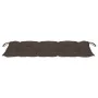 Banco de jardín con cojín bambú 120 cm de vidaXL, Bancos de jardín - Ref: Foro24-3063899, Precio: 144,20 €, Descuento: %