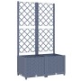 Pflanzgefäß mit Gitter PP dunkelgrau 80x40x136 cm von vidaXL, Töpfe und Pflanzgefäße - Ref: Foro24-318251, Preis: 73,41 €, Ra...