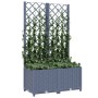 Pflanzgefäß mit Gitter PP dunkelgrau 80x40x136 cm von vidaXL, Töpfe und Pflanzgefäße - Ref: Foro24-318251, Preis: 73,41 €, Ra...