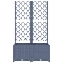 Pflanzgefäß mit Gitter PP dunkelgrau 80x40x136 cm von vidaXL, Töpfe und Pflanzgefäße - Ref: Foro24-318251, Preis: 73,41 €, Ra...