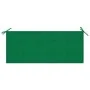 Folding garden bench with bamboo cushion 118 cm by vidaXL, garden benches - Ref: Foro24-3063854, Price: 80,92 €, Discount: %