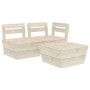Palettenmöbel für den Garten, 3-teilig, imprägniertes Fichtenholz. von vidaXL, Gartensets - Ref: Foro24-3063711, Preis: 147,9...