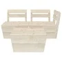 Muebles de palets para jardín 3 pzas madera de abeto impregnada by vidaXL, Garden sets - Ref: Foro24-3063711, Price: 150,85 €...