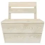 Muebles de palets para jardín 3 pzas madera de abeto impregnada by vidaXL, Garden sets - Ref: Foro24-3063711, Price: 150,85 €...