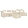 Muebles de palets para jardín 6 pzas madera de abeto impregnada by vidaXL, Garden sets - Ref: Foro24-3063718, Price: 367,31 €...