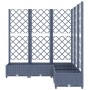Pflanzgefäß mit blaugrauem PP-Gitter 120x120x121,5 cm von vidaXL, Töpfe und Pflanzgefäße - Ref: Foro24-318256, Preis: 118,43 ...