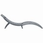 Lounger with solid gray acacia wood cushion by vidaXL, Loungers - Ref: Foro24-3064053, Price: 150,21 €, Discount: %
