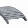 Liege mit massivem Kissen aus grauem Akazienholz von vidaXL, Liegen - Ref: Foro24-3064053, Preis: 148,07 €, Rabatt: %