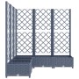Pflanzgefäß mit blaugrauem PP-Gitter 120x120x121,5 cm von vidaXL, Töpfe und Pflanzgefäße - Ref: Foro24-318256, Preis: 118,43 ...