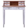 Schreibtisch mit Schubladen aus recyceltem Massivholz 90x50x101 cm von vidaXL, Schreibtische - Ref: Foro24-283911, Preis: 229...
