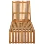 Lounger with solid acacia wood cushion by vidaXL, Loungers - Ref: Foro24-3064157, Price: 234,20 €, Discount: %